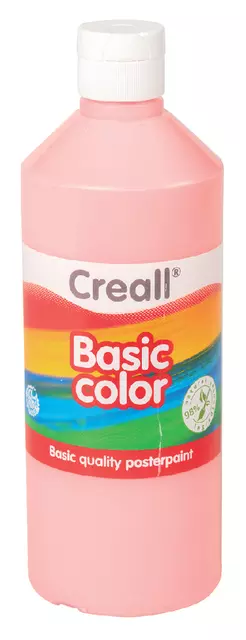 Een Plakkaatverf Creall basic roze 500ml koop je bij van Kerkvoorde & Hollander B.V.