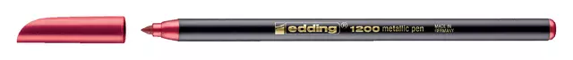 Fineliner edding 1200 072 fijn metallic rood