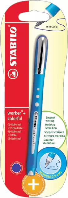 Een Rollerpen STABILO worker color 2019/41 M blist bl koop je bij All Office Kuipers BV