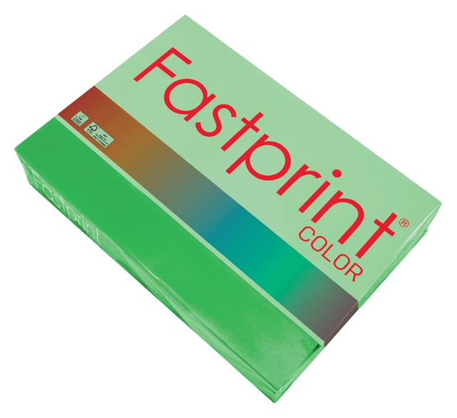 Een Kopieerpapier Fastprint A4 80gr grasgroen 500vel koop je bij Schellen Boek- en Kantoorboekhandel