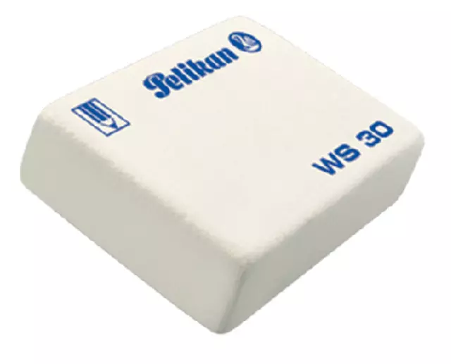 Een Gum Pelikan WS30 37x30x9mm potlood zacht wit koop je bij QuickOffice BV