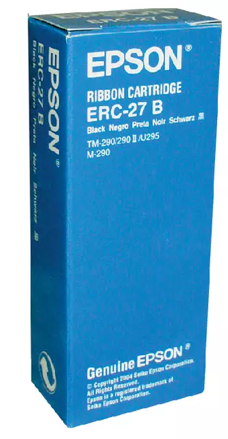 Een Lint Epson S015224 voor ERC27 nylon zwart koop je bij De Joma BV