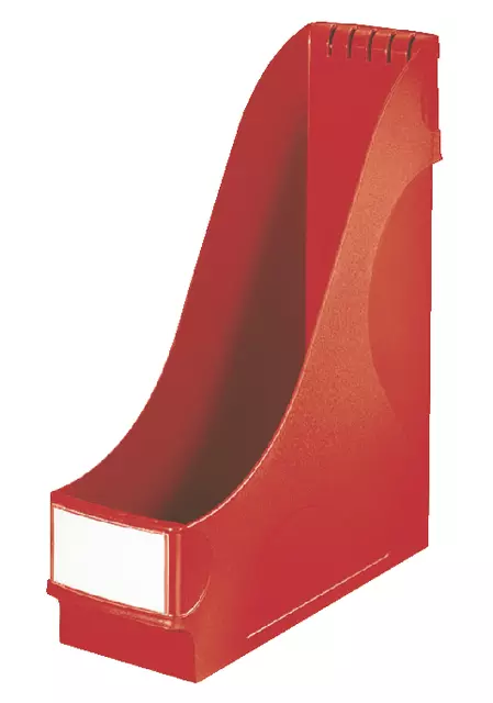 Een Tijdschriftencassette Leitz extra breed rood koop je bij De Joma BV