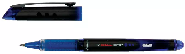 Een Rollerpen PILOT V-Ball grip breed blauw koop je bij WinkelVolWinkels