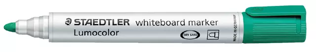 Een Viltstift Staedtler Lumocolor 351 whiteboard rond groen 2mm koop je bij De Joma BV