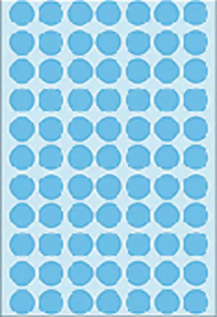 Een Etiket HERMA 2233 rond 13mm blauw 2464stuks koop je bij Clippz! Office Supplies