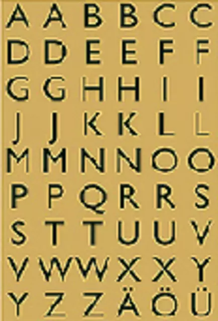 Een Etiket HERMA 4145 13x12mm letters A-Z zwart op goud koop je bij Schellen Boek- en Kantoorboekhandel