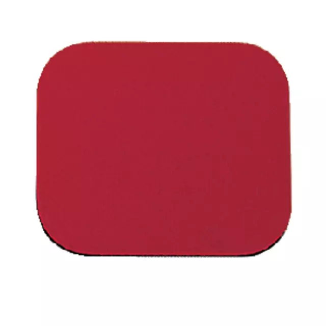 Een Muismat Quantore 230x190x6mm rood koop je bij All Office Kuipers BV