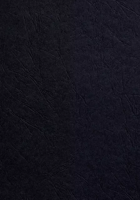Een Voorblad GBC A4 lederlook zwart 100stuks koop je bij De Joma BV