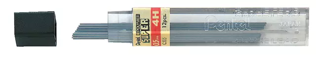 Een Potloodstift Pentel 0.5mm zwart per koker 4H koop je bij De Rijk Kantoorshop