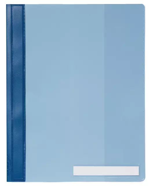 Een Snelhechter Durable A4 PVC extra breed blauw koop je bij De Joma BV