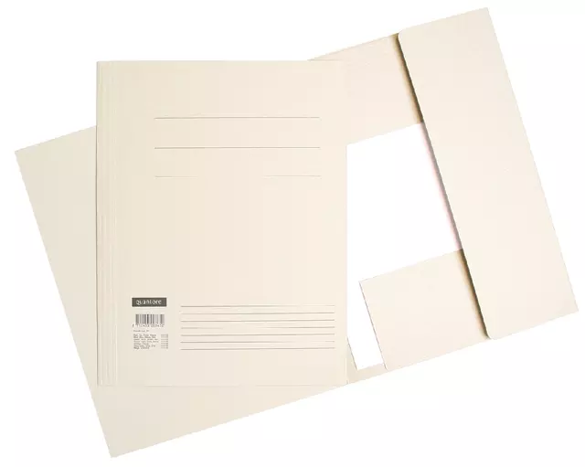 Een Dossiermap Quantore A4 320gr grijs koop je bij QuickOffice BV