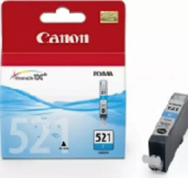 Een Inktcartridge Canon CLI-521 blauw koop je bij All Office Kuipers BV