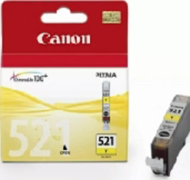 Een Inktcartridge Canon CLI-521 geel koop je bij De Joma BV