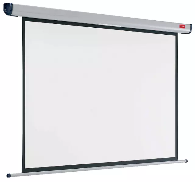 Een Projectiescherm Nobo wand 300cm elektrisch koop je bij Clippz! Office Supplies