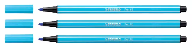 Een Viltstift STABILO Pen 68/57 medium azuurblauw koop je bij De Joma BV