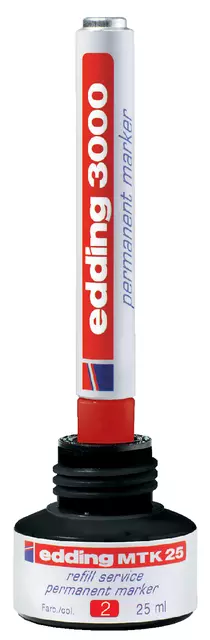 Een Viltstift edding 3000 rond 1.5-3mm rood koop je bij De Rijk Kantoorshop