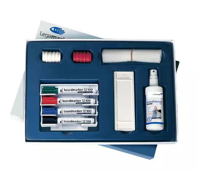 Een Whiteboard starter kit Legamaster 125000 set koop je bij "De Waal" Kantoor Efficiency