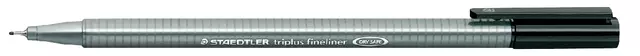 Een Fineliner Staedtler Triplus 334 zwart 0.3mm koop je bij Continu Kantoor