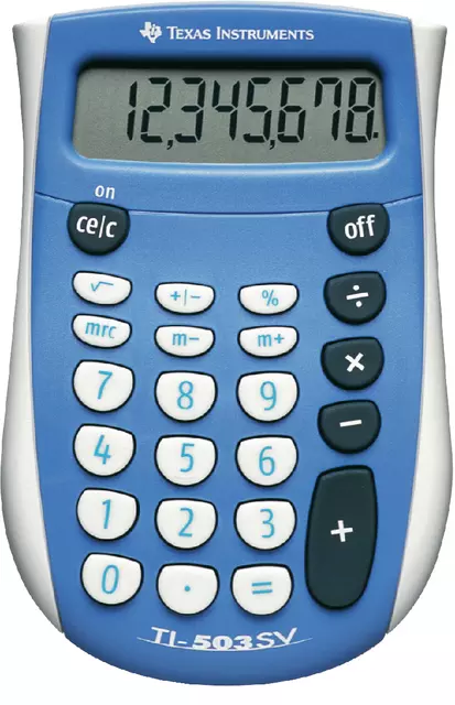 Een Rekenmachine TI-503 SV koop je bij QuickOffice BV