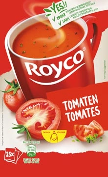 Een Royco Minute Soup classic tomaat, pak van 25 zakjes koop je bij Muys Kantoor & Kado