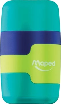 Een Maped potloodslijper + gom Connect Soft Touch, op blister koop je bij Muys Kantoor & Kado