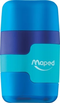 Een Maped potloodslijper + gom Connect Soft Touch, op blister koop je bij Muys Kantoor & Kado