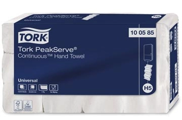 Een Tork Peakserve Continue handdoek, 1-laags, H5 Universal, wit, pak van 12 stuks koop je bij Muys Kantoor & Kado