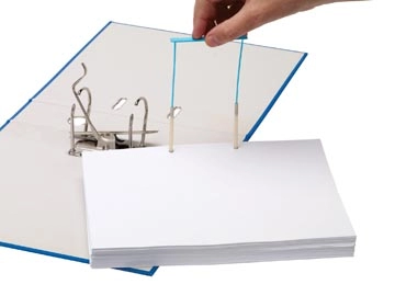 Een Bankers Box archiefbinder Pro-clip, doos van 20 stuks, licht blauw koop je bij Muys Kantoor & Kado