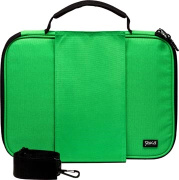 Een Yaka laptoptas voor 15,6 inch laptop, groen koop je bij Muys Kantoor & Kado