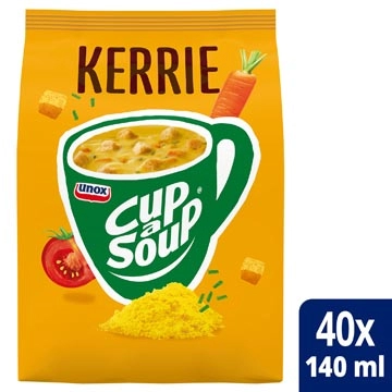 Een Cup-a-Soup vending, kerrie, 140 ml, zak van 40 porties koop je bij Muys Kantoor & Kado