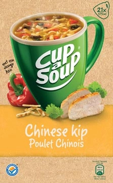 Een Cup-a-Soup Chinese kip, pak van 21 zakjes koop je bij Muys Kantoor & Kado