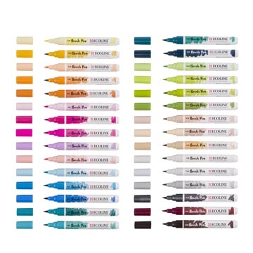 Een Talens Ecoline Brush pen, etui van 30 stuks, set Additional koop je bij Muys Kantoor & Kado