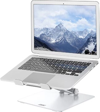 Een Desq laptopstandaard voor laptops tot 15,6 inch, zilver koop je bij Muys Kantoor & Kado