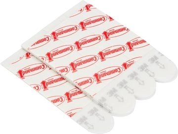 Een Command bevestigingsstrips, medium, wit, blister van 10 stuks koop je bij Muys Kantoor & Kado