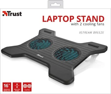 Een Trust Xstream Breeze laptop cooling stand koop je bij Muys Kantoor & Kado