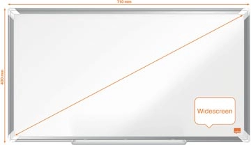 Een Nobo Premium Plus Widescreen whiteboard, emaille, magnetisch, 40 x 71 cm koop je bij Muys Kantoor & Kado