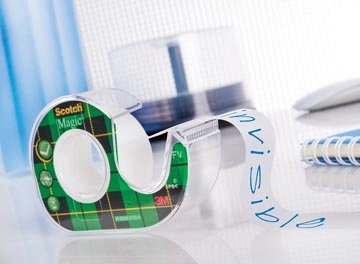 Een Scotch plakband Magic Tape, ft 19 mm x 7,5 m, blister met dispenser koop je bij Muys Kantoor & Kado