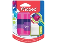 Een Maped potloodslijper + gom Connect Soft Touch, op blister koop je bij Muys Kantoor & Kado