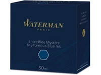 Een Waterman vulpeninkt 50 ml, blauw (Mysterious) koop je bij Muys Kantoor & Kado