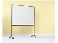 Een Smit Visual whiteboard, emaille, magnetisch, verrijdbaar, 120 x 150 cm koop je bij Muys Kantoor & Kado