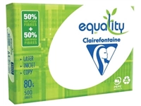 Een Clairefontaine Equality printpapier ft A4, 80 g, pak van 500 vel koop je bij Muys Kantoor & Kado