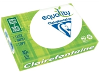 Een Clairefontaine Equality printpapier ft A4, 80 g, pak van 500 vel koop je bij Muys Kantoor & Kado