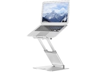 Een Desq telescopische laptopstandaard voor laptops tot 17 inch, zilver koop je bij Muys Kantoor & Kado