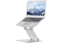 Een Desq telescopische laptopstandaard voor laptops tot 17 inch, zilver koop je bij Muys Kantoor & Kado