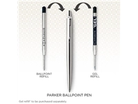 Een Parker Jotter balpen Stainless Steel CT, op blister koop je bij Muys Kantoor & Kado