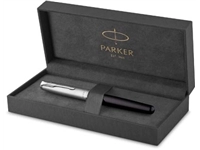 Een Parker vulpen Sonnet Essential, medium, in giftbox, Black CT (zwart) koop je bij Muys Kantoor & Kado