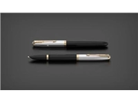 Een Parker 51 Premium balpen zwart GT koop je bij Muys Kantoor & Kado