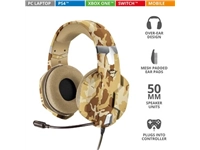 Een Trust GXT 322D Carus Gaming Headset, desert camo koop je bij Muys Kantoor & Kado