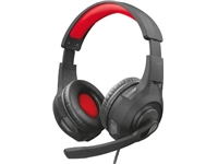 Een Trust GXT 1180RW 4-in-1 Gaming Set met headset, toetsenbord (azerty), muis en muismat koop je bij Muys Kantoor & Kado